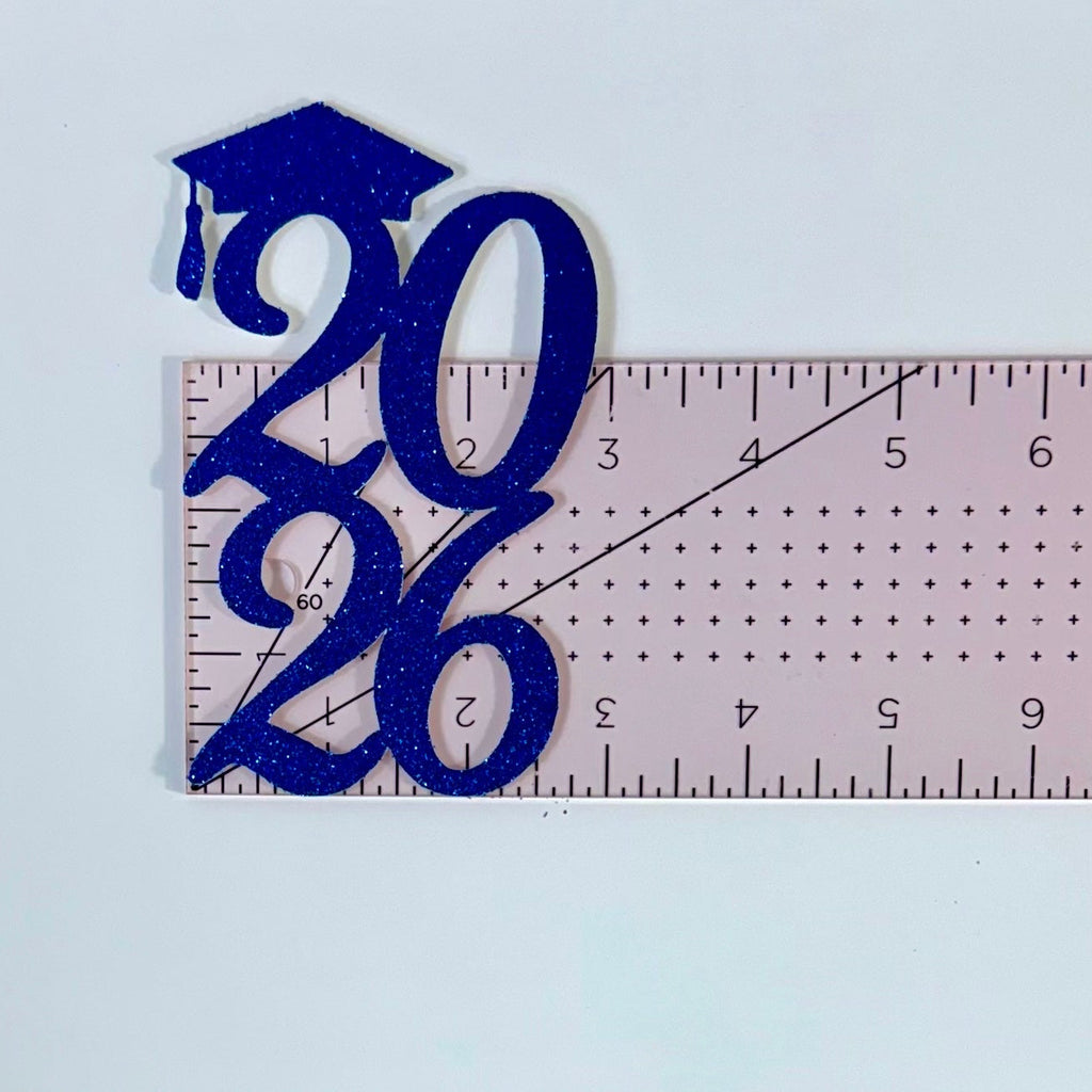 2026 Graduation Party Centerpiece Sticks: Cap, Diploma, Year