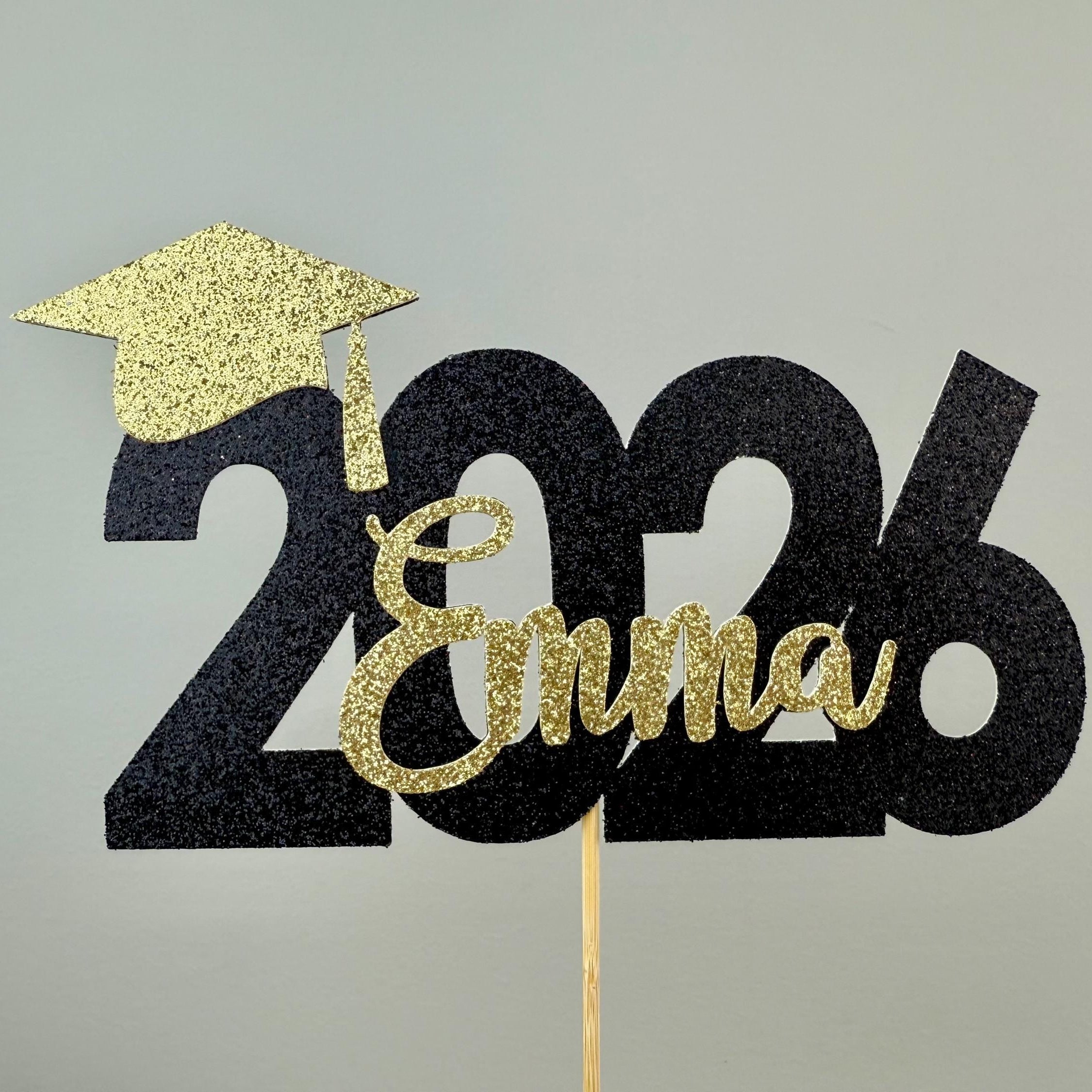 Set of 3 2026 Graduation Centerpiece Sticks • Senior Grad Party Decorations