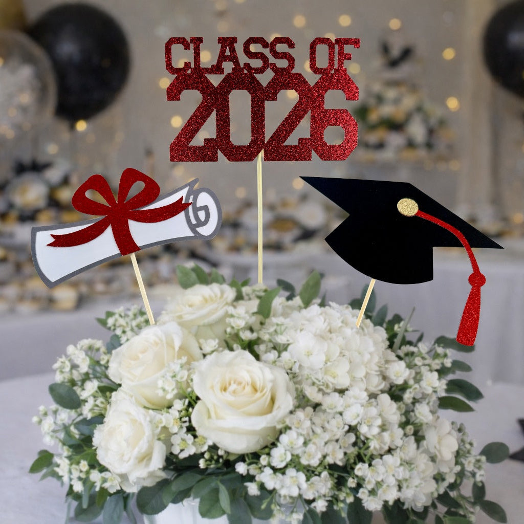 2026 Graduation Party Centerpiece Picks: Cap, Diploma, Class of 2026